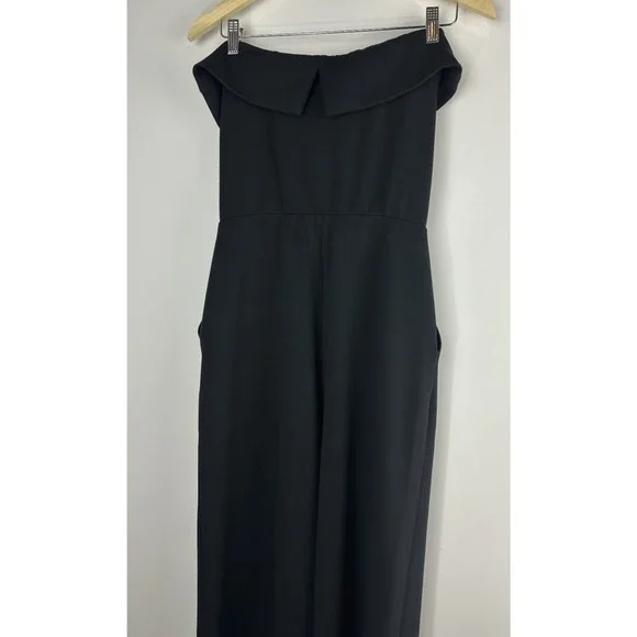 Spanx AirEssentials Strapless Jumpsuit Black Aireluxe Stretch 50771R Size Small - Picture 8 of 13